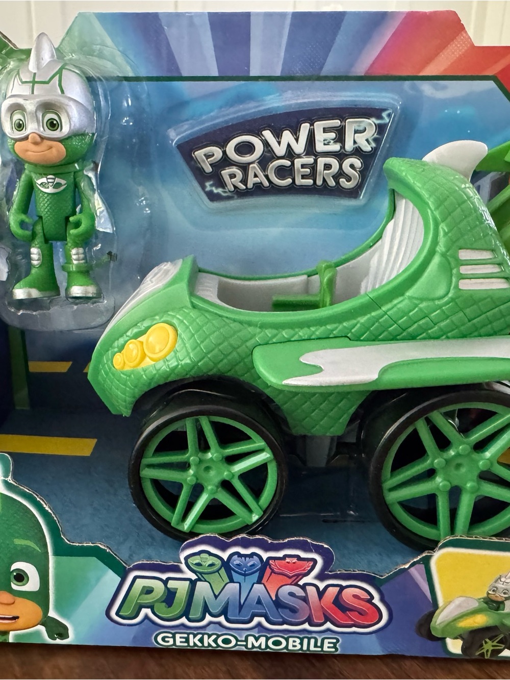 PJ Masks Gekko-Mobile Green Power Racers Vehicle with Gekko Figure New in box